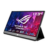 ASUS ROG Strix XG17AHPE Gaming Monitor Portatile 17.3" IPS FHD (1920x1080), 240Hz, 3ms, Adaptive-sync, Non-Glare, USB-C, Micro-HDMI, Built-in battery for ...