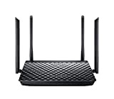 Asus RT-AC1200GPLUS Router Wireless Gigabit Dual Band AC1200, MIMO, 4 Antenne Esterne 5dBi Fisse, USB 2.0 con Supporto 3G-4G LTE, RJ45 ...
