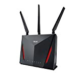 Asus RT-AC86U Router Wireless AC2900 Dual-band Gigabit 802.11ac, MU-MIMO, AiProtection, 3G/4G support, AiCloud
