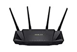 ASUS RT-AX58U Router Mesh Wifi 6 AX3000 Dual-band, Adatto per lavorare da casa, Aimesh, Tecnologia OFDMA e MU-MIMO, RangeBoost di ...
