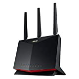 ASUS RT-AX86U Router Gaming, AX5700 Dual Band WiFi 6, WiFi 6 802.11ax, Mobile Game Mode, AiProtection, Mesh WiF, 2.5G Port, ...