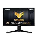 ASUS TUF Gaming VG28UQL1A Monitor Gaming 28”, 4K UHD (3840x2160), Fast IPS, 144Hz, 1ms, G-SYNC, FreeSync Premium, DisplayHDR 400, ELMB, ...