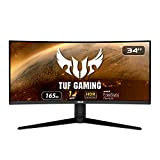 ASUS TUF Gaming VG34VQL1B Monitor – 34 inch WQHD (3440x1440), 165Hz (Above 144Hz), Extreme Low Motion Blur, FreeSync Premium, 1ms ...