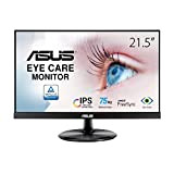 ASUS VP229HE Eye Care Monitor – 21.5", FHD (Full HD 1920 x 1080), IPS, Frameless, 75Hz, Adaptive-Sync/FreeSync™, HDMI, Eye Care, ...