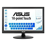 ASUS VT168HR - Schermo PC touch da 15,6", WXGA touch a 10 punti, Dalle TN 16:9, 1366x768, 220cd/m², HDMI e ...
