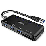 Atolla Hub USB 3.0 Multipresa Multi Porta USB Adattatore con Lettore di Scheda SD/TF/Micro SD per Macbook/Notebook e Plus