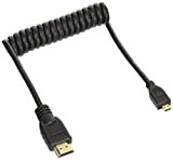 Atomos ATOMCAB015 HDMI cavo a spirale (Micro HDMI a Full HDMI)