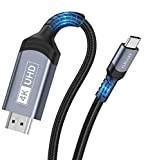 Atvoiti Cavo USB C a HDMI 4K 2M [Compatibile con Thunderbolt 3] Cavo USB Type C a HDMI Compatibile per ...