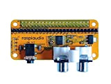 Audio DAC Hat Sound Card (Audio+V2) for Raspberry PI4 All Models Pi Zero / Pi3 / Pi3B / Pi3B+ / ...