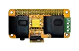 Audio DAC Hat Sound Card (MIC+V2) for Raspberry PI4 / Pi Zero / PI3 / PI3B / PI3B+ / Pi ...