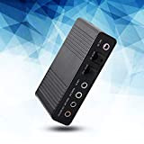 Audio Digitale a 6 canali 5.1 Surround Sound Scheda Audio Ottica Ottica per PC/Laptop