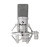 AUNA MIC 900 - Microfono a Condensatore, Microfono USB con Struttura a Rene, da Studio, Incluso Ragno, Plug & Play ...