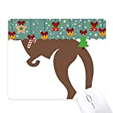 Australia Flavor Kangaroo Brown Silhouette Mouse Pad Game Office Mat Christmas Rubber Pad