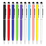 AUZOSL Tablet penna, pennino touch screen per iPad con penna a sfera, penna stilo per tablet compatibile con iPhone, Samsung ...