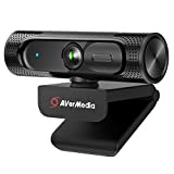 AVerMedia PW315 Webcam - Telecamera grandangolare HD 1080p per videoconferenze, insegnamento online e streaming