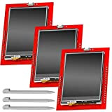 AZDelivery 3 x 2.4 pollici TFT LCD Touch Display Modulo Shield SPI XPT2046 240x320 Pixel ILI9341 5V 3,3V compatibile con ...