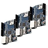 AZDelivery 3 x Ethernet Shield W5100 con Slot per Schede MicroSD compatibile con Arduino incluso E-Book!