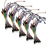 AZDelivery 5 x 65pcs Jumper Wire Cable Collegatori compatibili con Arduino e Breadboard incluso un E-Book!