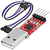 AZDelivery Convertitori da USB a TTL con CP2102 HW-598 per 3,3V e 5V con Cavetto Jumper compatibile con Arduino incluso ...
