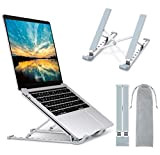 Babacom Supporto PC Portatile, 9-Levels Regolabile Raffreddamento Supporto Laptop, Alluminio Ventilato Porta PC, Leggero Notebook Riser Compatibile con MacBook PRO ...