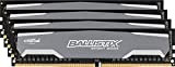 Ballistix Sport 16GB Kit (4GBx4) DDR4 2400 MT/s (PC4-19200) Single Rank DIMM 288-Pin - BLS4C4G4D240FSA
