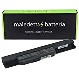 Batteria MaledettaBatteria 6 celle 5200mAh di alta qualità per ASUS K53 K53E X54C X53S X53 K53S X53E, 10,8-11,1 V A32-K53 ...
