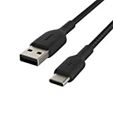 Belkin Boost Charge Cavo USB-C Intrecciato (Cavo da USB-C a USB-A, Cavo USB Type-C per Samsung, Pixel, iPad Pro, Nintendo ...