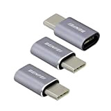 BENFEI Adattatore Micro USB (femmina) USB-C (maschio) 3 Pack compatibile per MacBook 2018 2017 2016, Samsung Galaxy Note 8, Galaxy ...