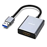 BENFEI Adattatore USB a HDMI, 1080P USB 3.0 a HDMI Convertitore per PC Laptop Proiettore HDTV