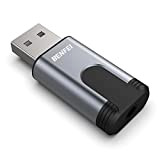 BENFEI Adattatore USB a jack 3,5 mm, Jack a usb Hi-Fi/TRRS/96KHZ@24bit Scheda audio stereo esterna con microfono per cuffie, PS4, ...