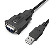BENFEI Cavo USB a seriale, 1,8m cavo seriale RS-232 maschio (9 pin) DB9, chipset prolifico, Windows 10/8.1/8/7, Mac OS X ...