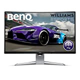 BenQ EX3203R 32 Pollici QHD 2K HDR 144 Hz Curved Gaming Monitor, 1800R, FreeSync 2.0, HDR, B.I. Sensor, HDMI, Display ...