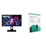 BenQ PD2700Q Monitor per Designer, 27 Pollici QHD, 2560 x 1440 QHD, CAD/CAM, Pannello + Microsoft Office 365 Family | ...