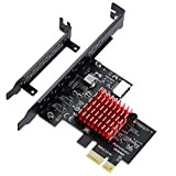 BEYIMEI PCIE USB3.2 GEN2 Type-E Scheda di espansione, PCI Express 1X a connettore di tipo C da pannello frontale, Scheda ...