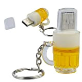Bicchiere di Birra 16 GB - Beer Glass - Chiavetta Pendrive - Memoria Archiviazione dei Dati - USB Flash Pen ...