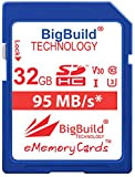 BigBuild Technology 32GB Scheda di memoria U3 95MB/s fotocamere Panasonic Lumix DMC G7, G70 G70MEG K, G7H G80 G80H G80M ...
