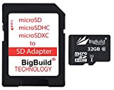 BigBuild Technology 32GB ultra veloce 80MB/s scheda di memoria microSDHC per Ulefone Armor 10, 12, 3W/3WT, 5S, 6E, 7E, X10, ...