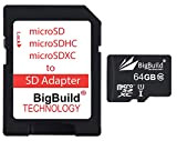 BigBuild Technology 64GB ultra veloce 80MB/s scheda di memoria microSDXC per Ulefone Armor 8/8 Pro, 9/9E, X7/X7 Pro, X8/X8i, X9/X9 ...