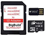 BigBuild Technology - Scheda di memoria ultra veloce da 32 GB, per Nokia 3, 3.1, 3.1 Plus, 3.2, 3310 Mobile, ...