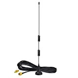 Bingfu Dual Band 978MHz 1090MHz 7dBi Magnetic Base SMA Male MCX Aerial Antenna for Aviation Dual Band 978MHz 1090MHz ADS-B ...