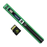 Bisofice Scanner portatile a mano senza fili Scanner A4 Formato 900DPI JPG/PDF Display LCD formato con busta protettiva e 8GB ...