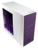 BitFenix Neos Midi-Tower - weiß/violett mit Sichtfenster, ohne Netzteil