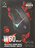 Bloody W60 Active Gaming Mouse con 1000 CPI USB attivo, 4-type LOD interruttore di impostazione, 5 effetti di luce RGB ...