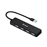 Blukar Hub USB, 4 Porte Hub USB 2.0 Ultra Sottile con Indicatore LED, Porte Portatile per MacBook Air, Mac PRO/Mini, ...