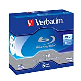 Bluray Verbatim 25GB 6x White Blue Surface Hard Coat 5pcs