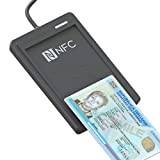 BLUTRONICS TAURUS NFC Lettore CIE 3.0 per Carta d’Identità Elettronica, Tessera Sanitaria, Carte contactless, accesso siti PA, Windows, MacOS, Linux