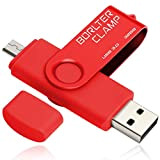 BorlterClamp 32GB Chiavetta USB 3.0, 2 in 1 Pen Drive (Micro USB e USB 3.0) OTG Memoria Flash, USB Flash ...