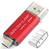 BorlterClamp 32GB Chiavetta USB 3.0 Type-C, 2 in 1 Pen Drive (USB Type C & USB 3.0) USB C Memoria ...