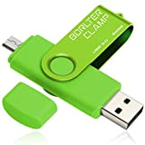 BorlterClamp 64GB Chiavetta USB 3.0, 2 in 1 Pen Drive (Micro USB e USB 3.0) OTG Memoria Flash, USB Flash ...