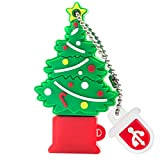 BorlterClamp Carino Chiavetta USB 32GB Albero di Natale Stili Pen Drive Regali di Capodanno Unità Flash USB Memory Stick